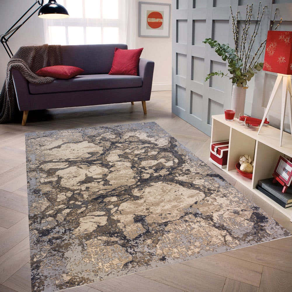 H6219 Modern Rug - GLARA HOME