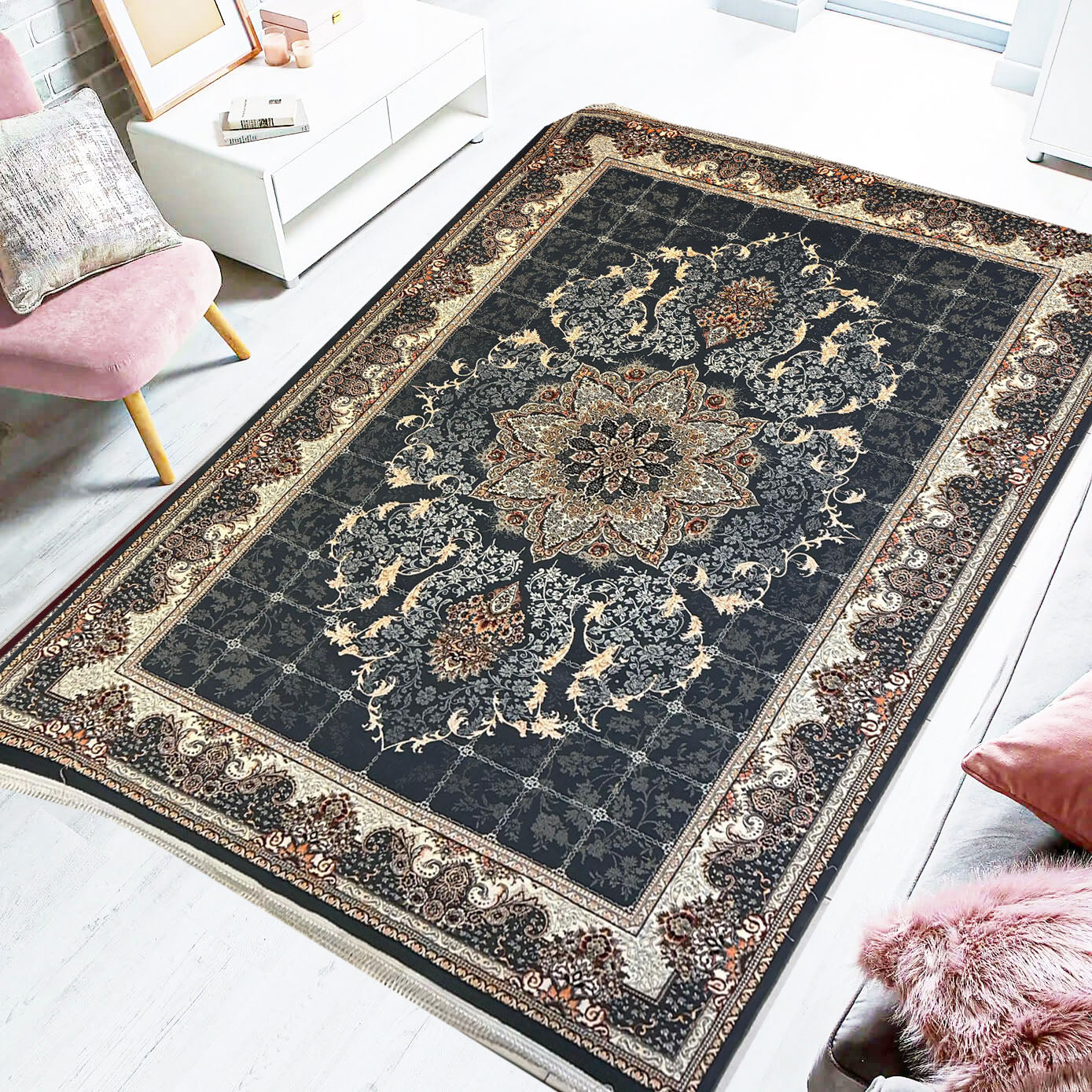 HIVA 700 Reed Persian Rug - GLARA HOME