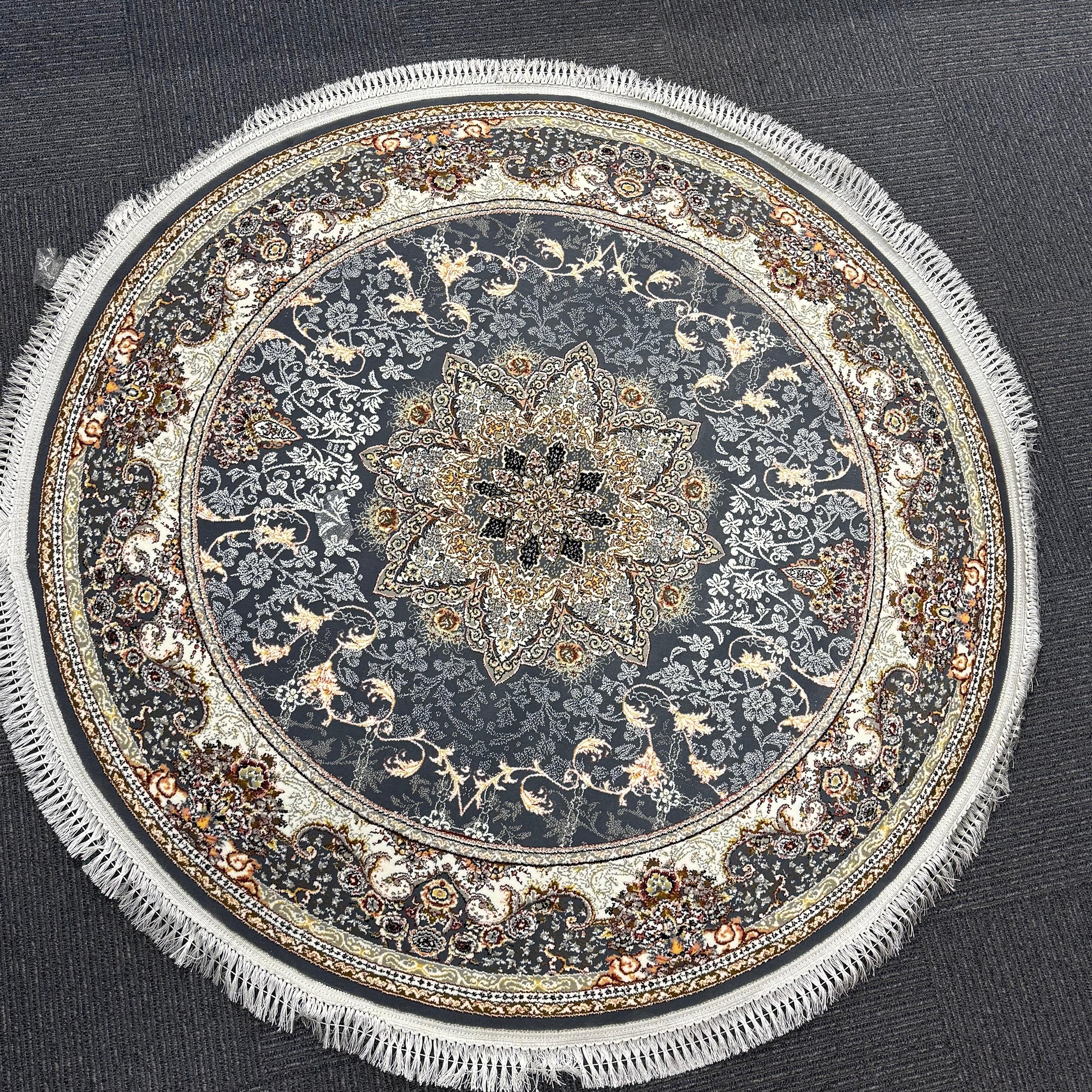 HIVA 700 Reed Round Rug - GLARA HOME