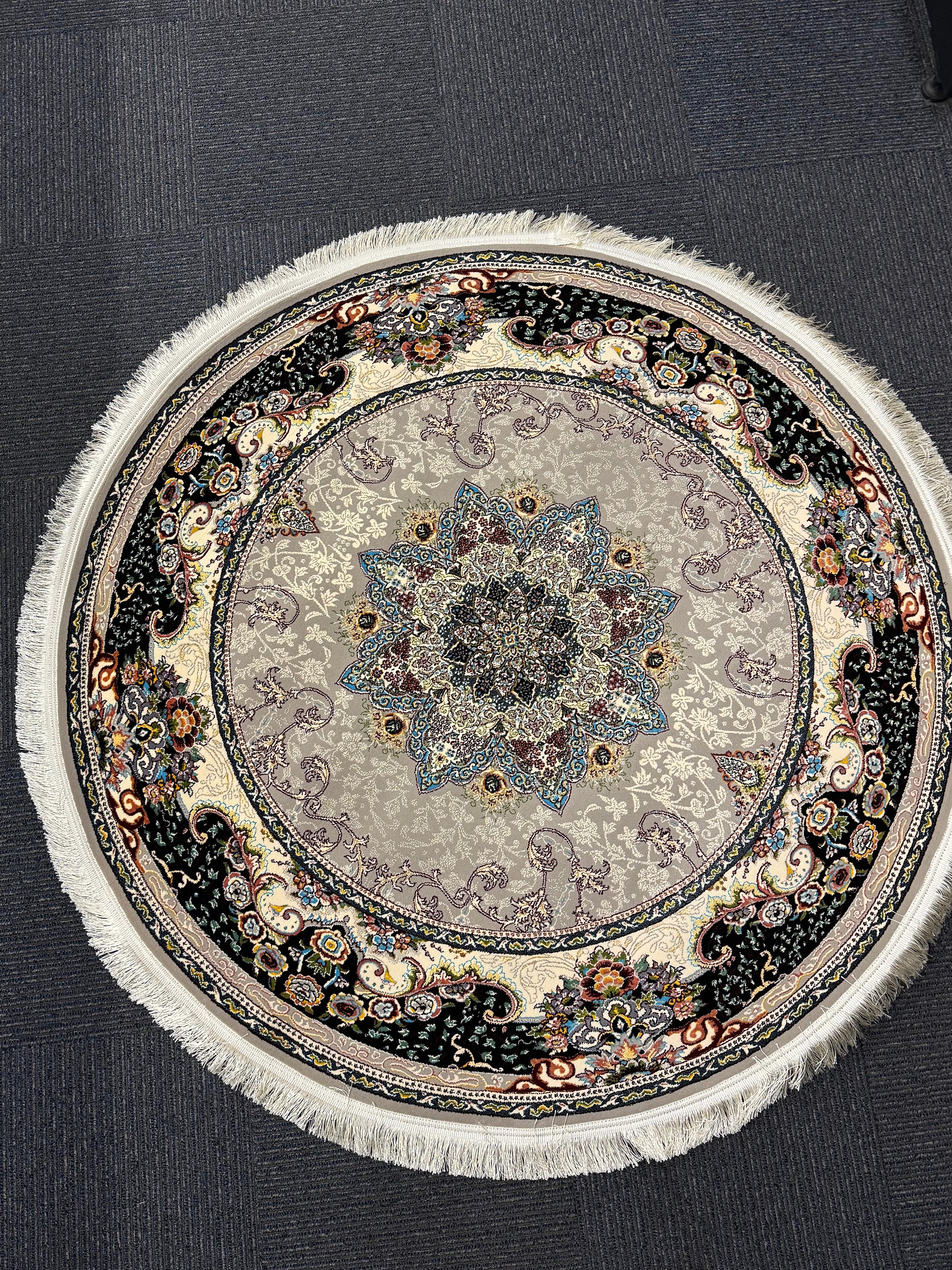 HIVA 700 Reed Round Rug - GLARA HOME