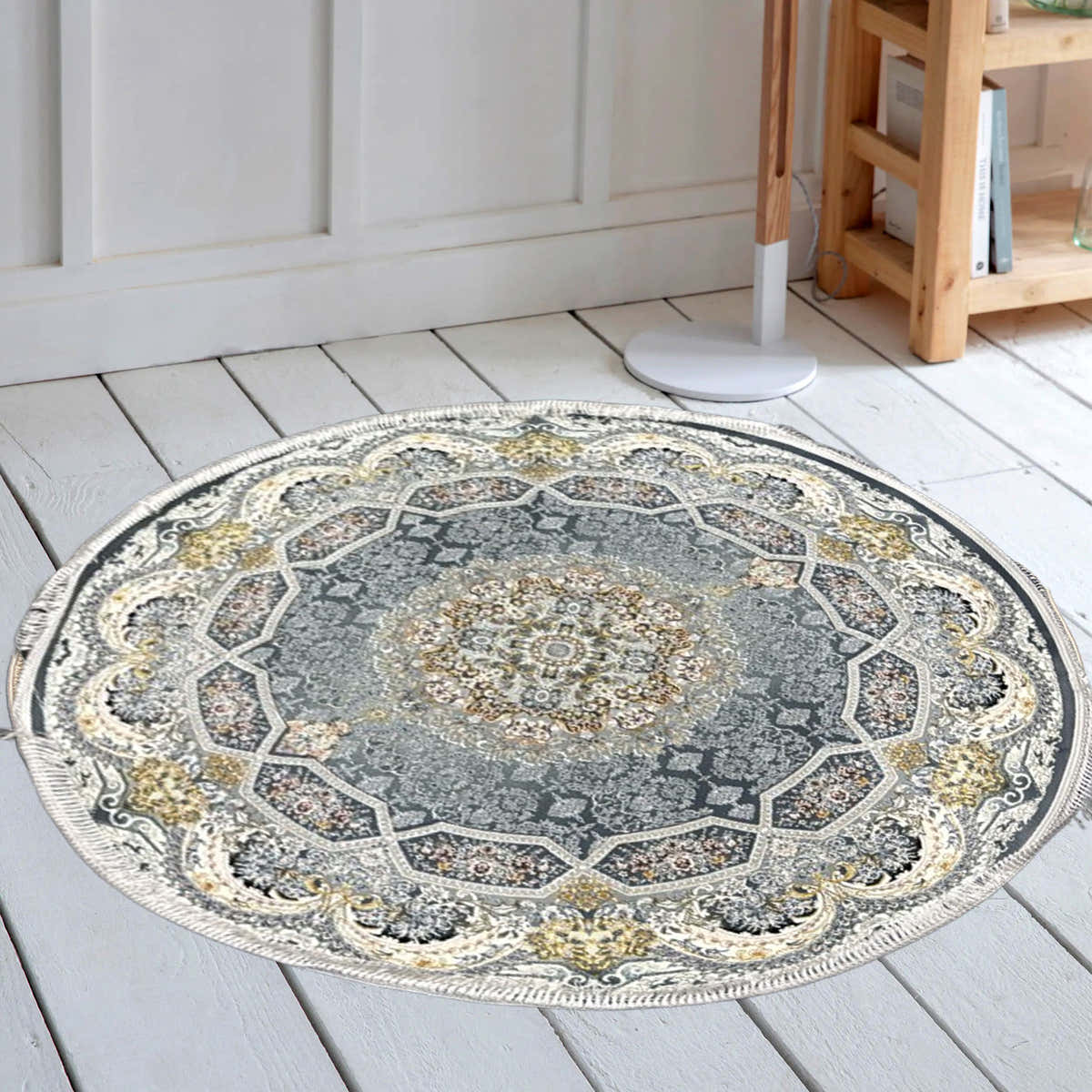 Haliday 1200 Reed Round Rug - GLARA HOME