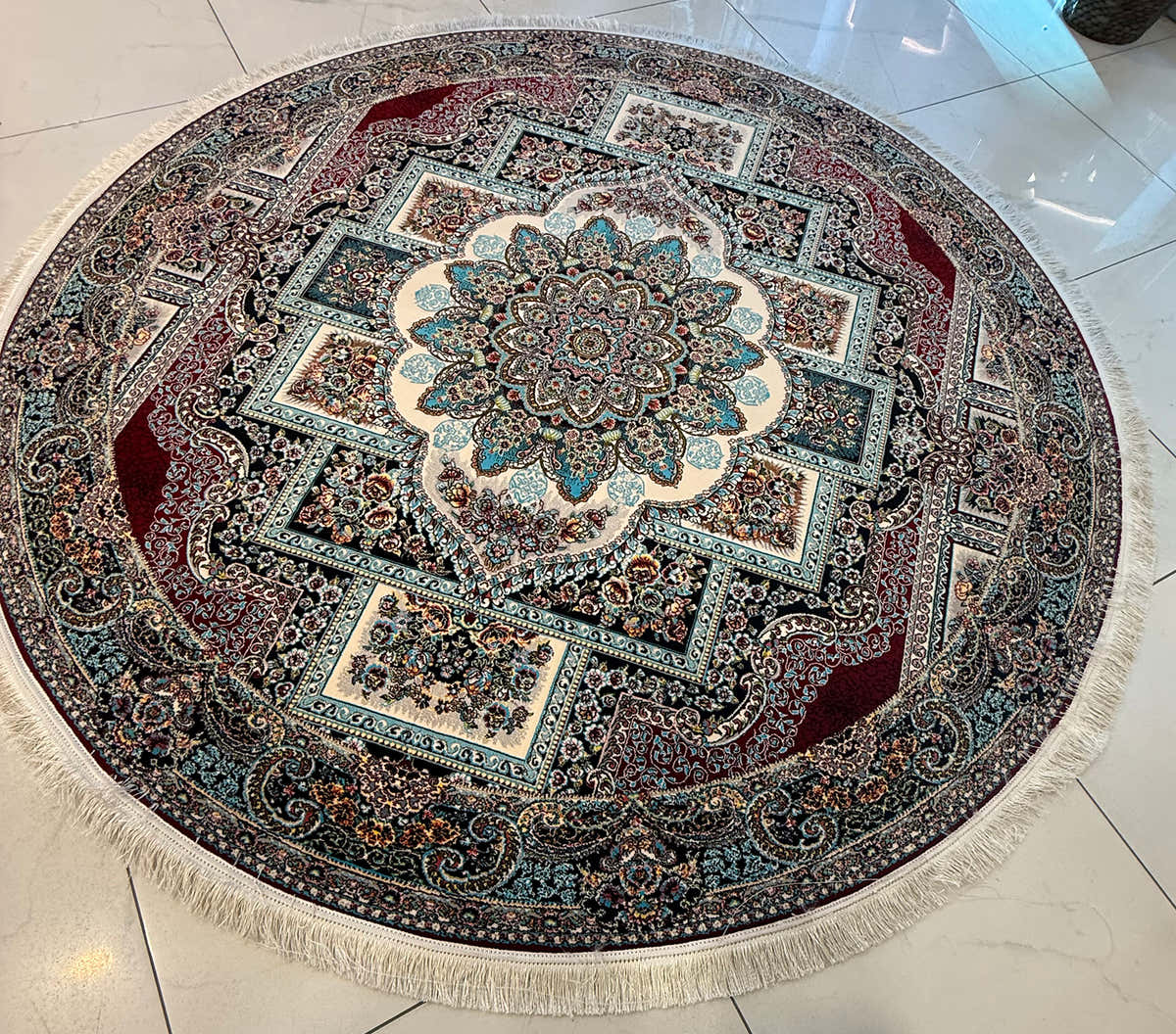 Hawz 700 Reed Round Rug - GLARA HOME
