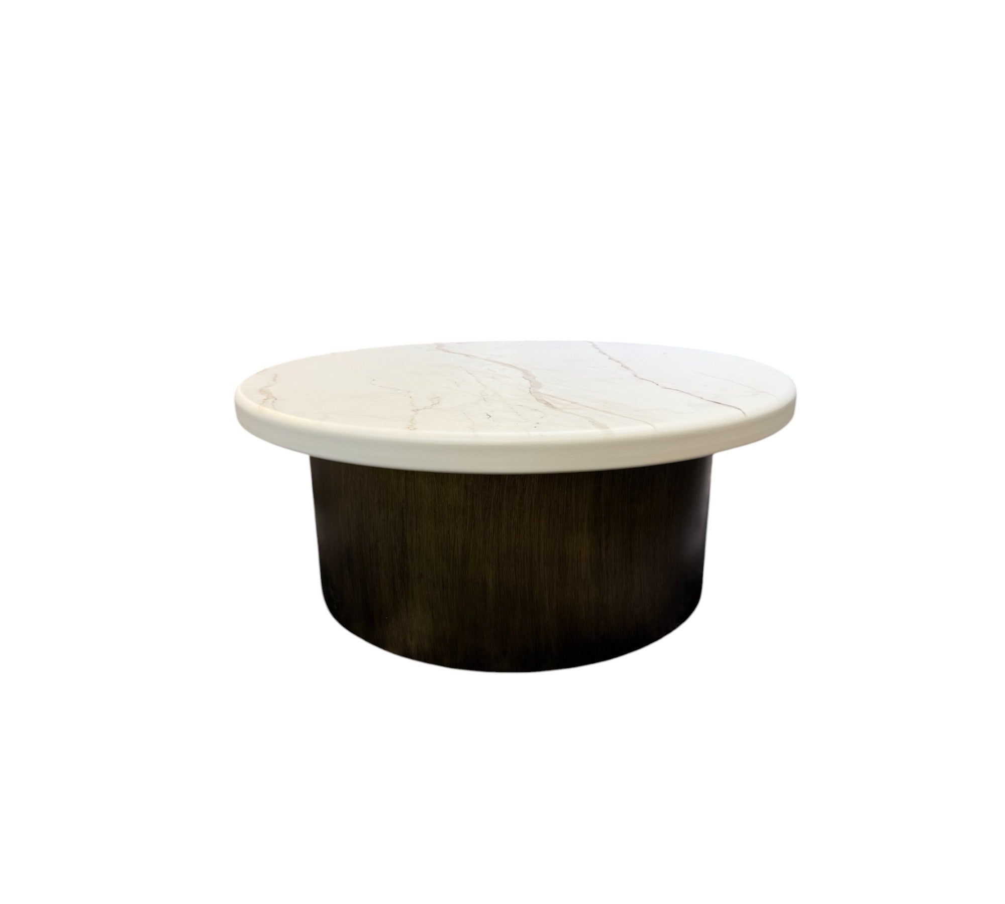 Tokyo Modern Marble Top Round Coffee Table