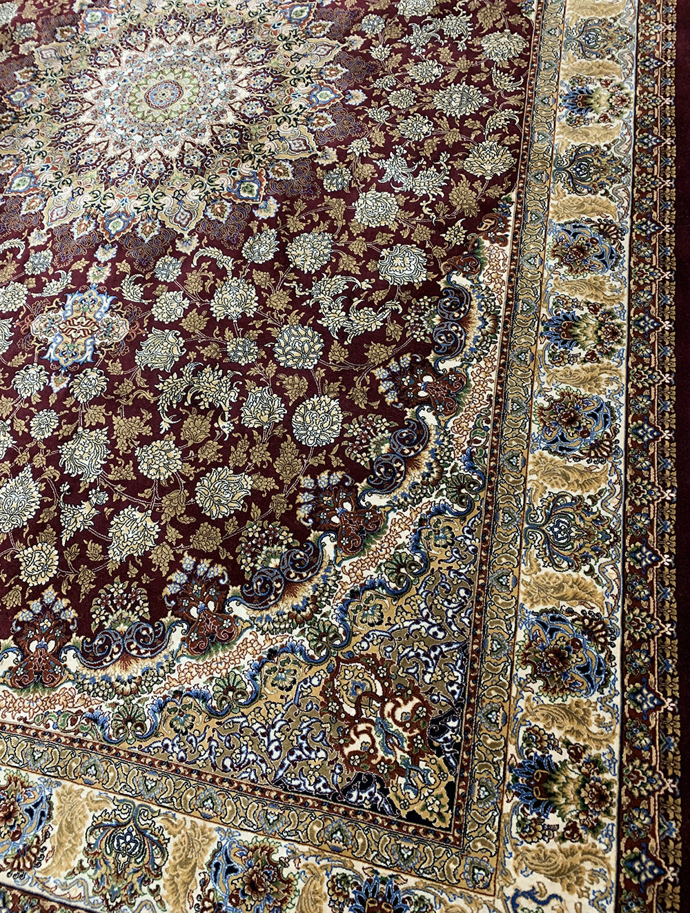 G222 Silk Rug - GLARA HOME