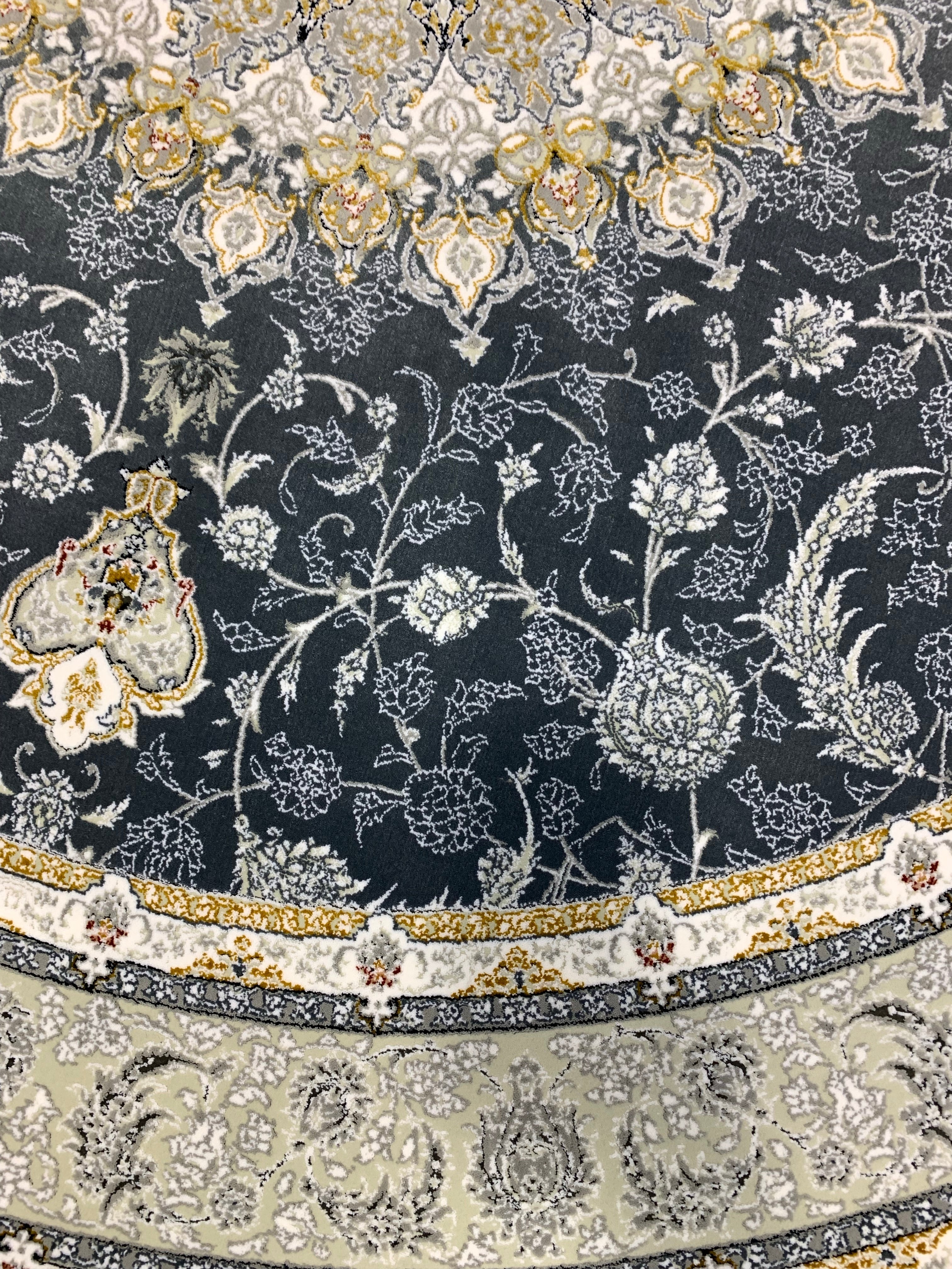 Isfahan 1200 Reed Round Rug - GLARA HOME