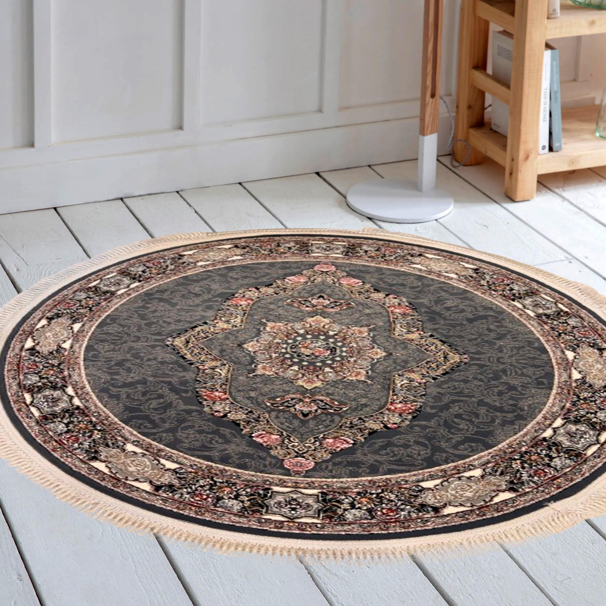 KARENA 700 Reed Round Rug - GLARA HOME