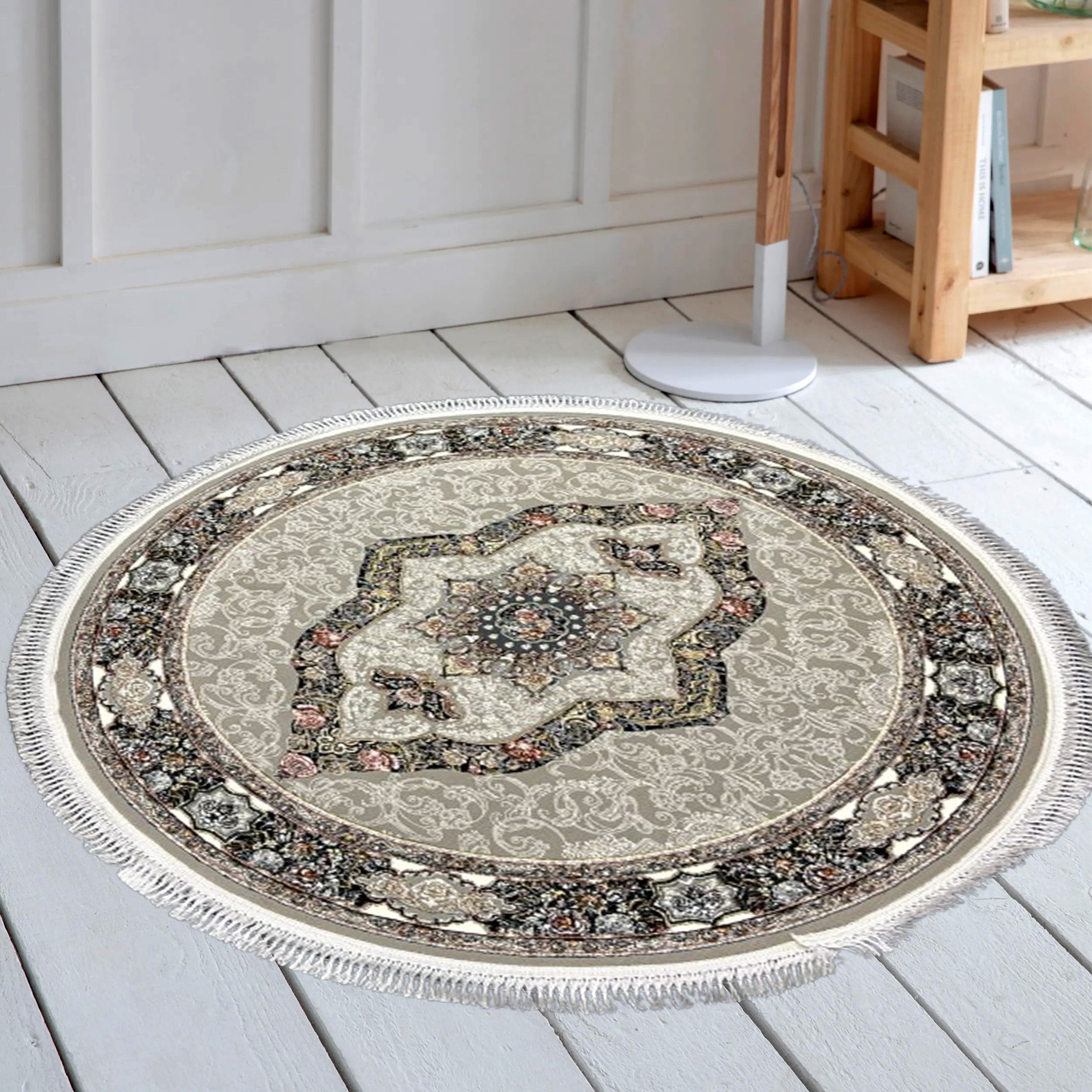 KARENA 700 Reed Round Rug - GLARA HOME