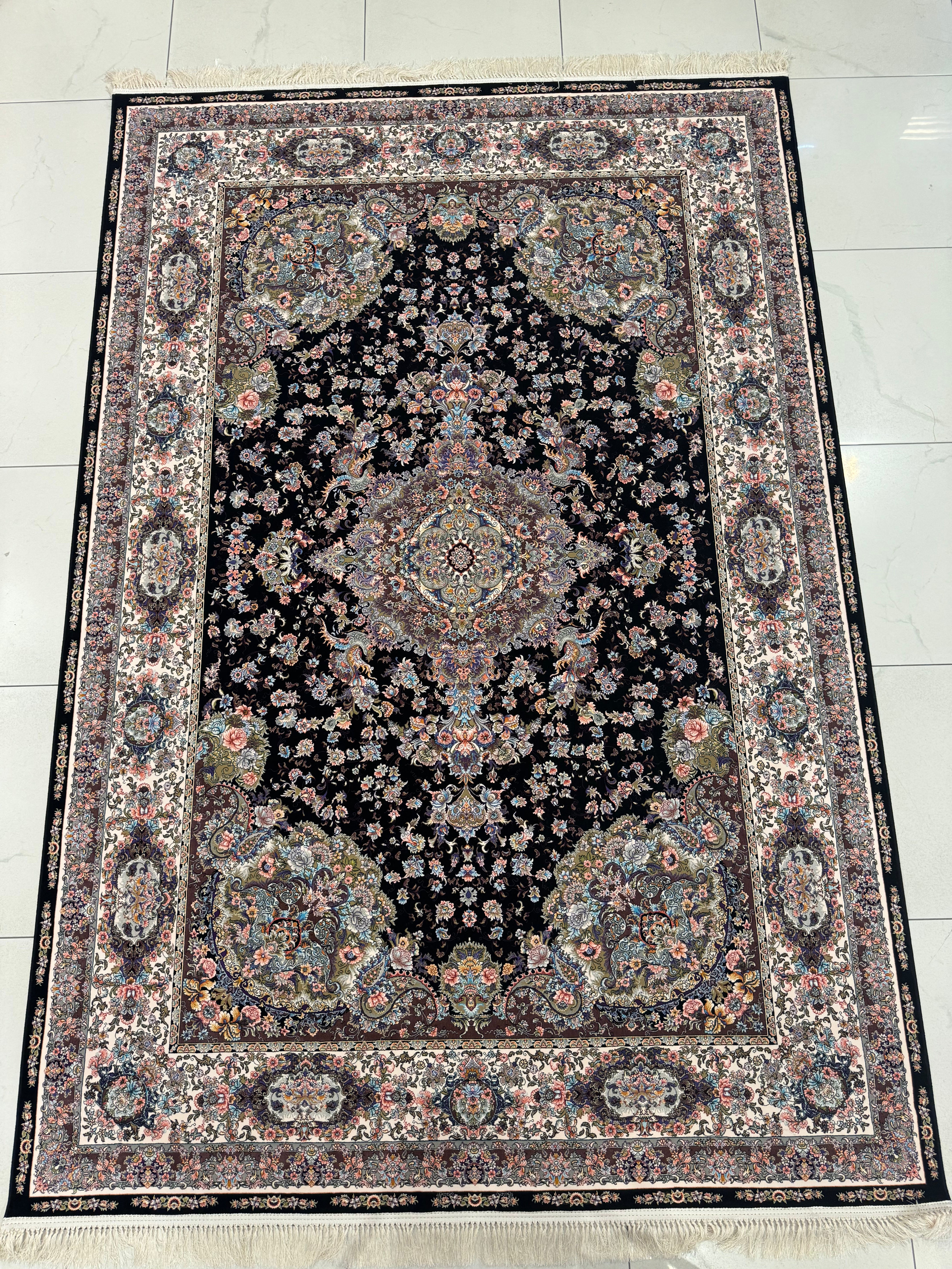 Khatibi 1200 Reed Persian Rug - GLARA HOME