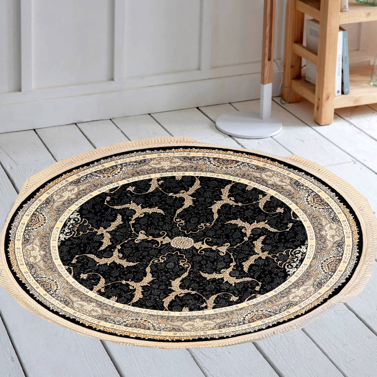 Lotoos 700 Reed Round Rug - GLARA HOME