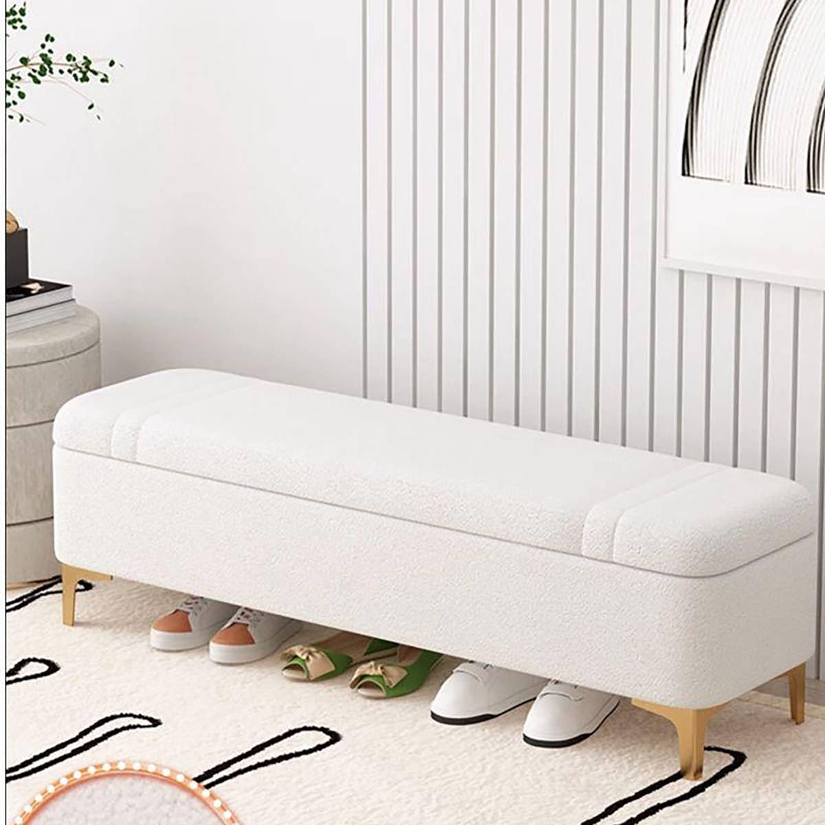 Luxe Haven Storage Bench (MX-22) - GLARA HOME