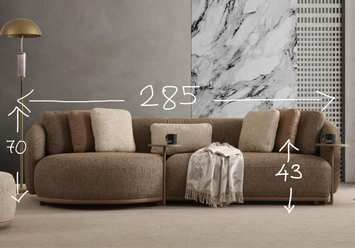 Matiz Vision Modern Sectional Sofa – Turkish Luxury Design - GLARA HOME