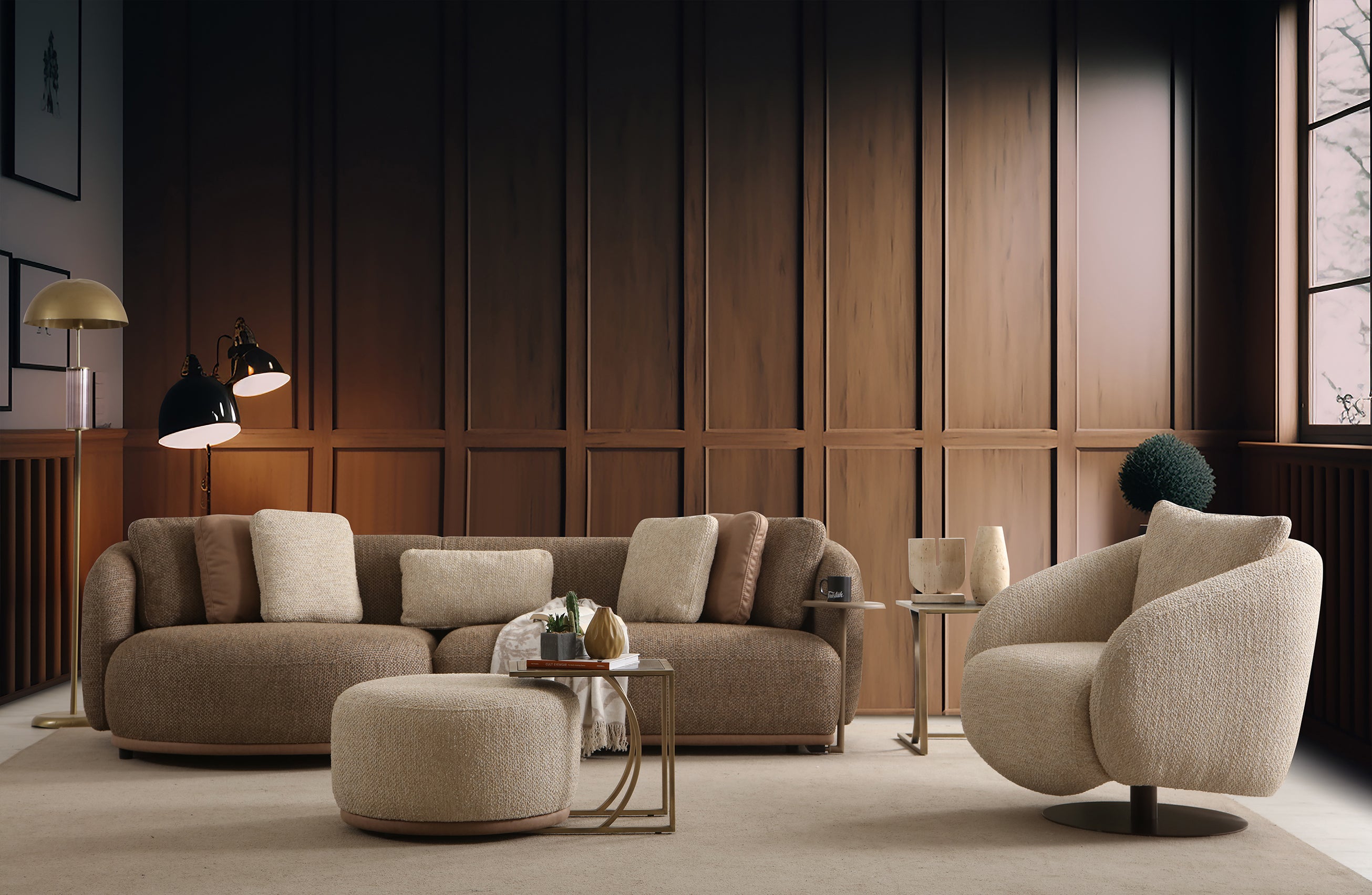 Matiz Vision Modern Sectional Sofa – Turkish Luxury Design - GLARA HOME