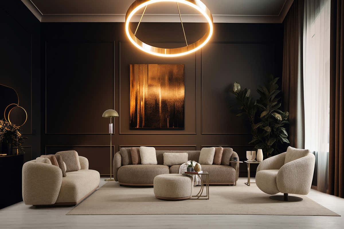 Matiz Vision Modern Sectional Sofa – Turkish Luxury Design - GLARA HOME