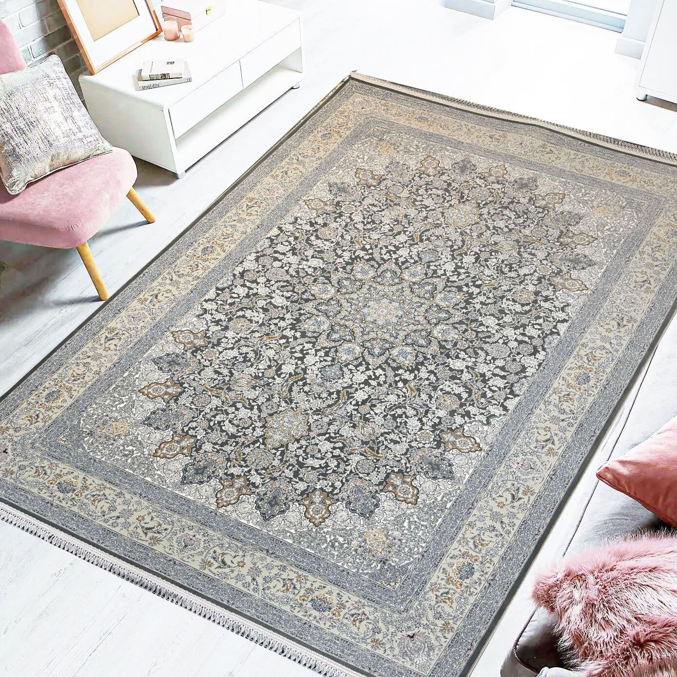 Mina 1200 Reed Persian Rug - GLARA HOME