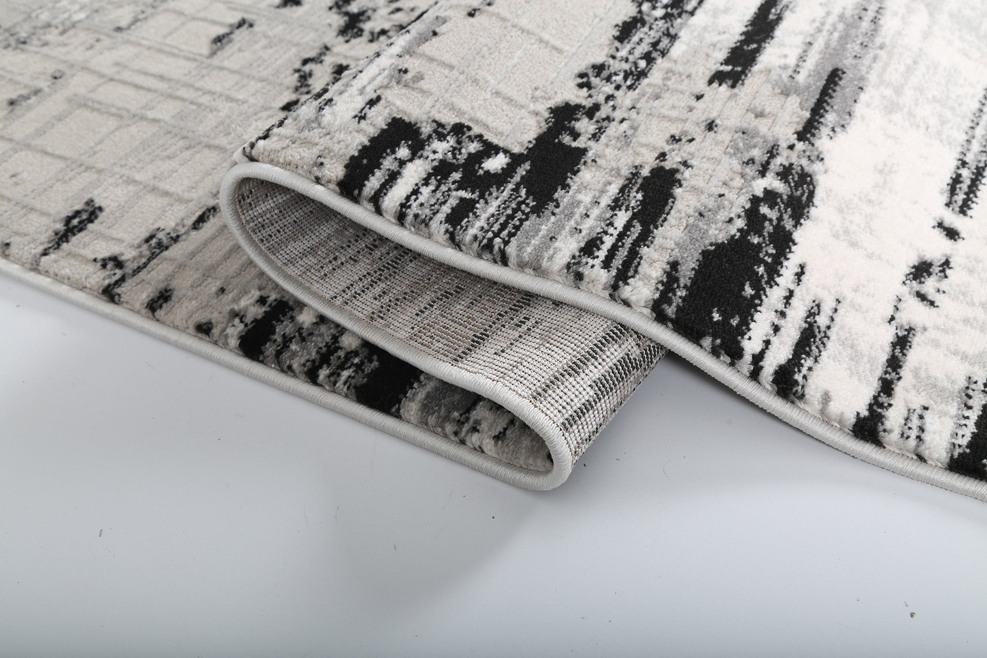 Monochrome Serenity Modern Area Rug (HGR-18) - GLARA HOME