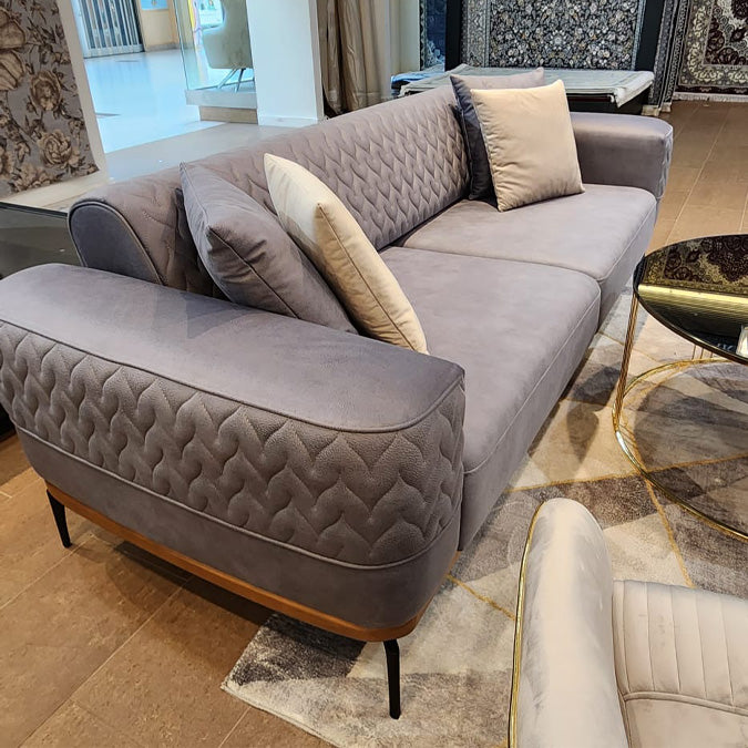 New Casa Sofa ( Zegna07 Grey ) - GLARA HOME