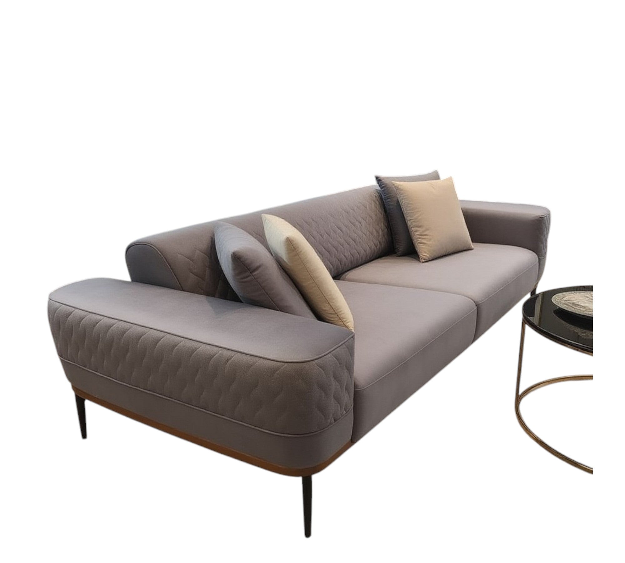 New Casa Sofa ( Zegna07 Grey ) - GLARA HOME