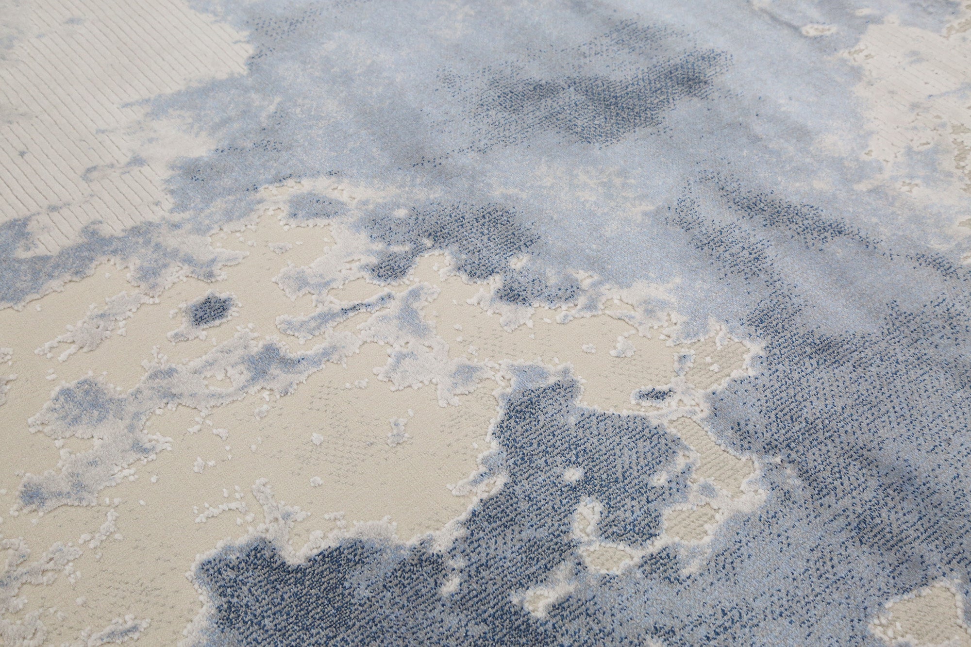 Ocean Mist Abstract Area Rug (PX-08) - GLARA HOME