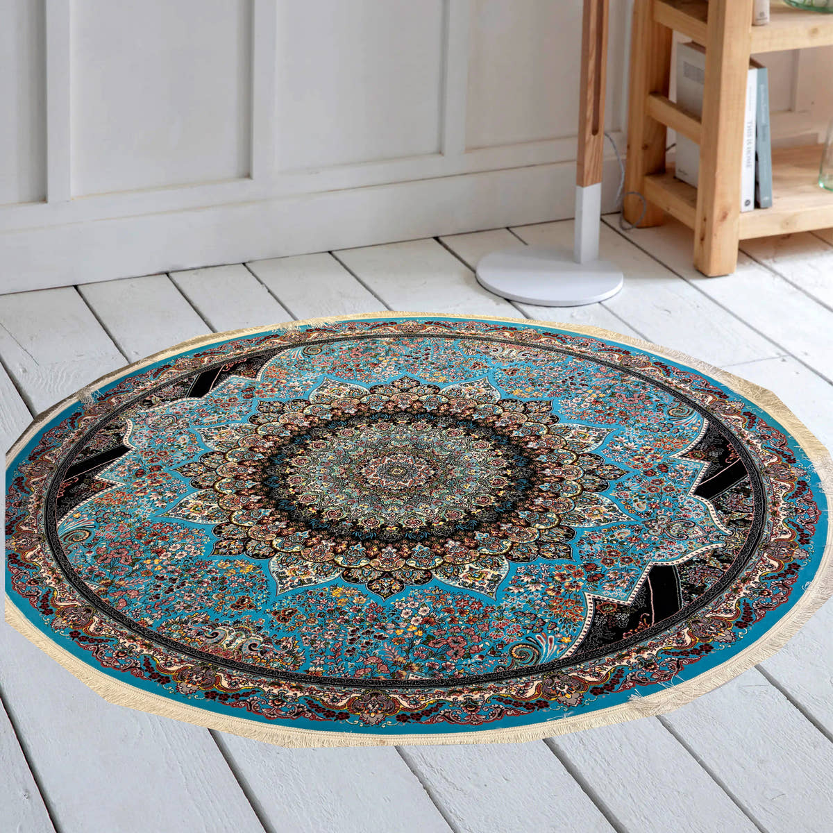 PARHAM 700 Reed Round Rug - GLARA HOME