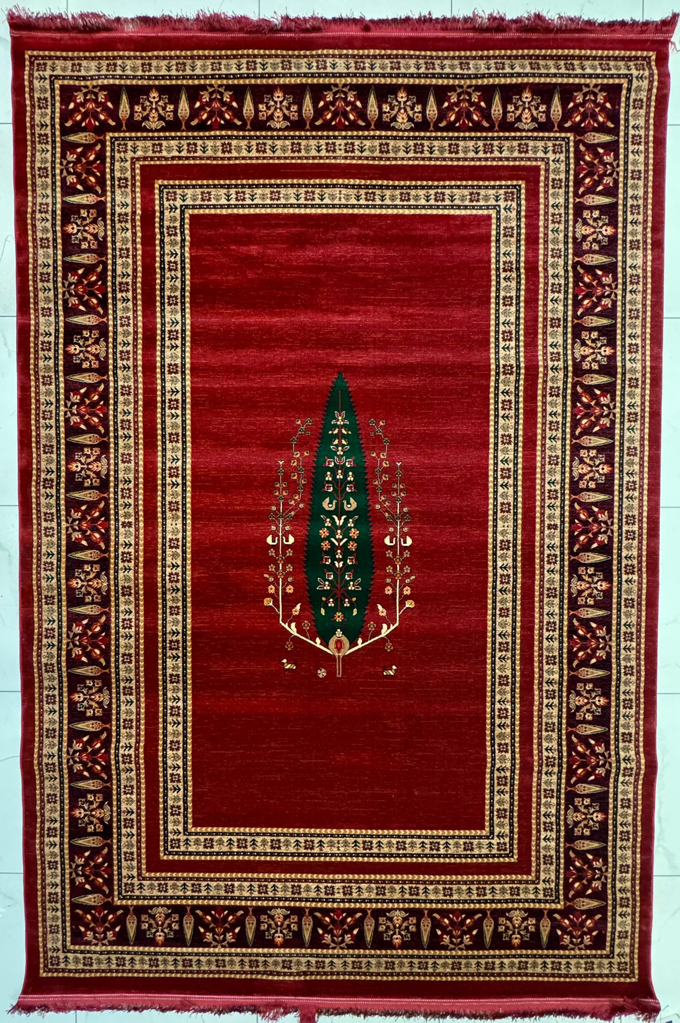 Qashqai Collection Rug – Code 240 Red (Laaki) - GLARA HOME