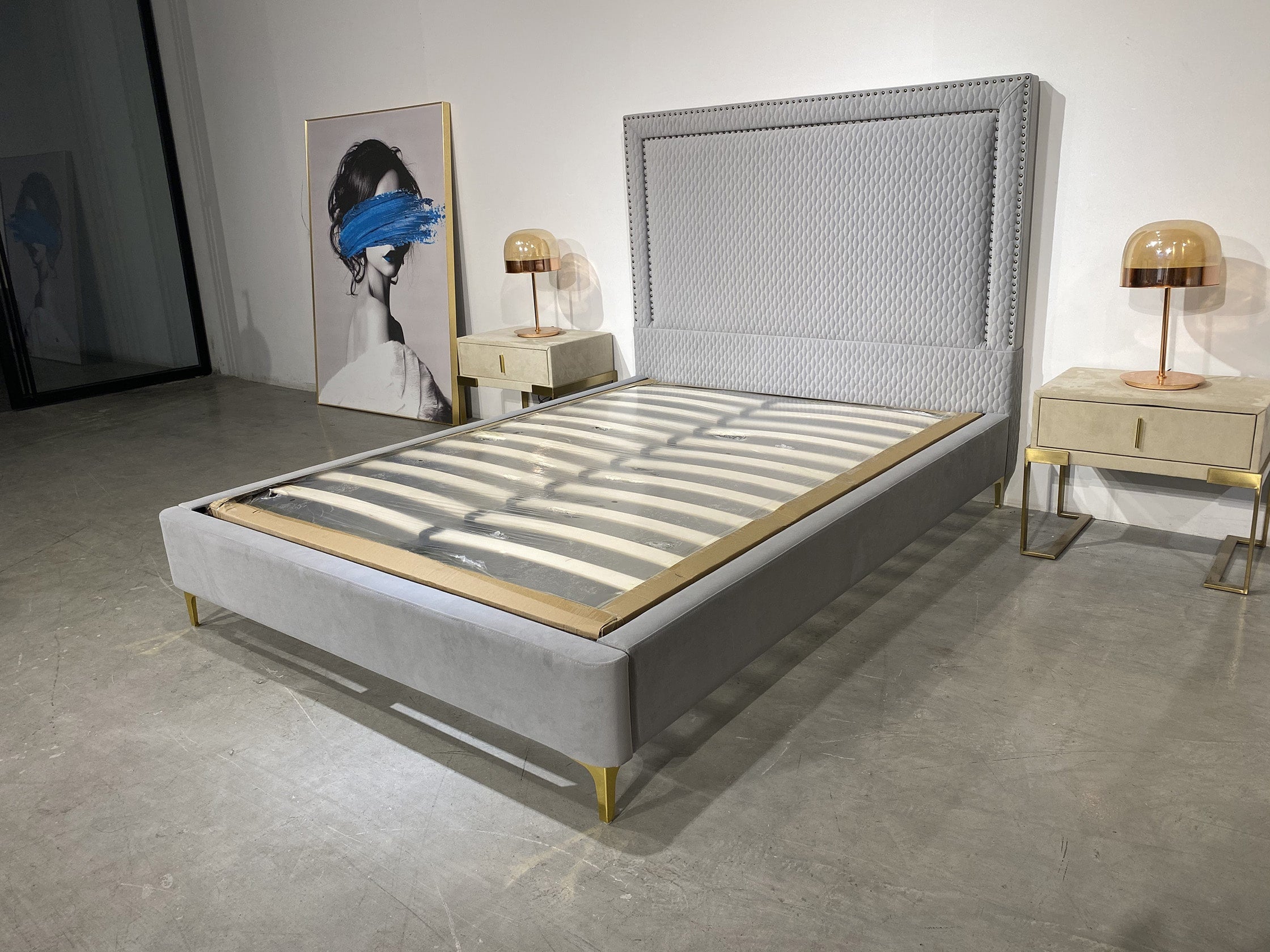 SK 76 Bedframe - GLARA HOME