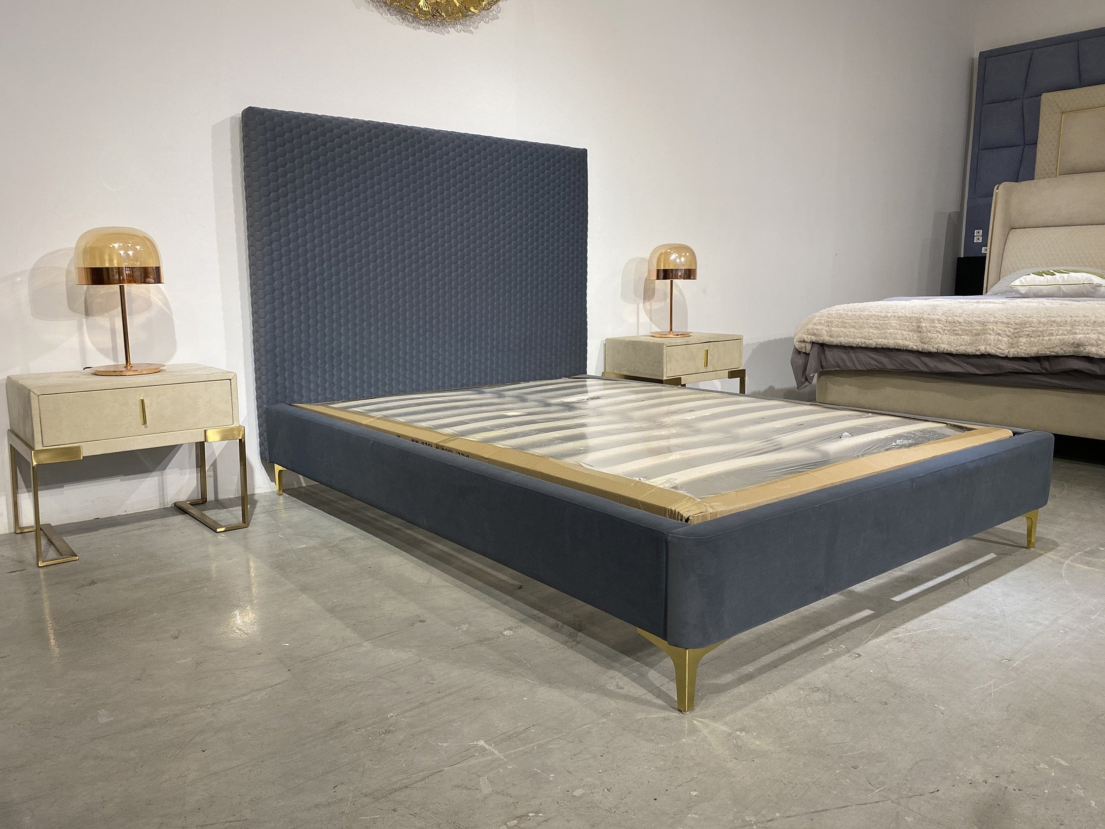 queen size gold touch bed frame