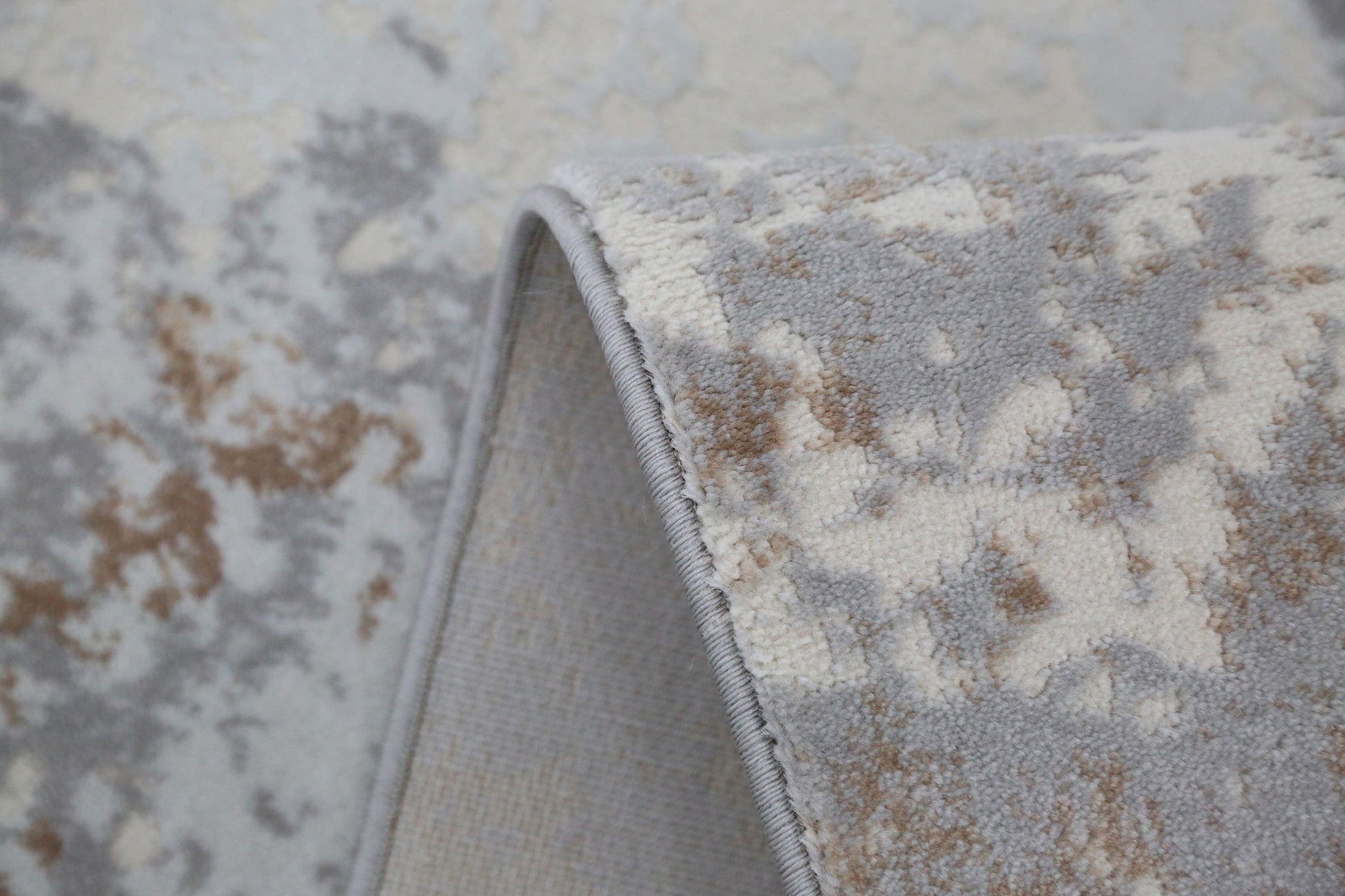 Sandstone Splatter Abstract Area Rug (AKR-13) - GLARA HOME