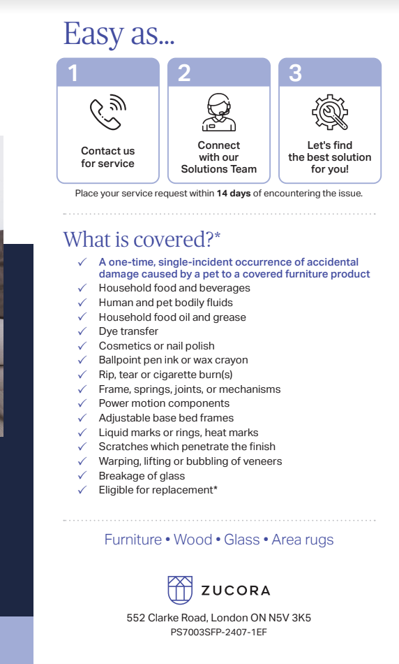 Trust plan- Covers On Furniture & Persian Rugs