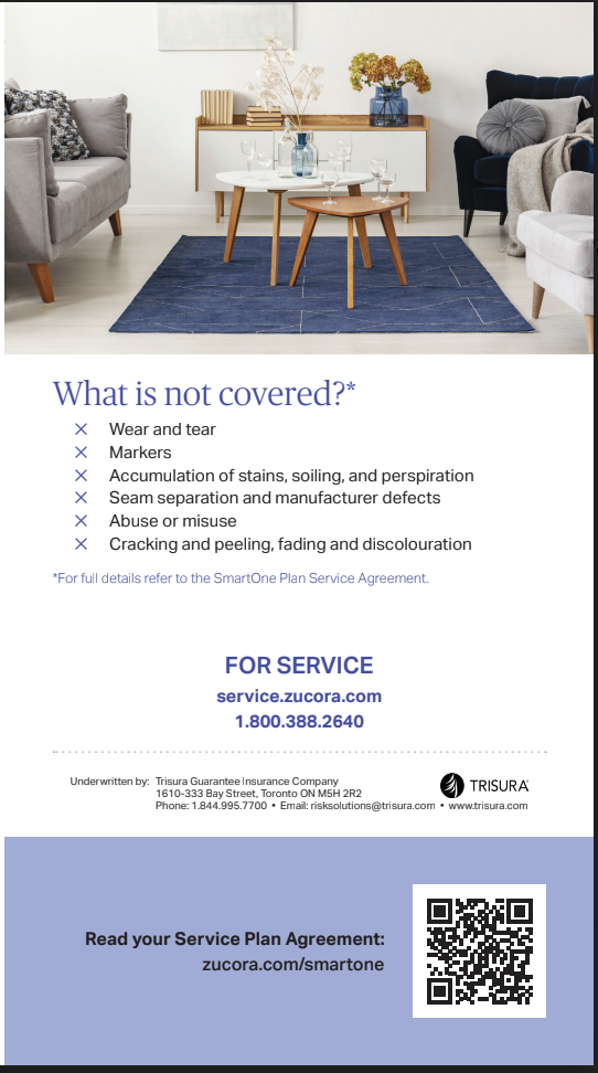 Trust plan- Covers On Furniture & Persian Rugs