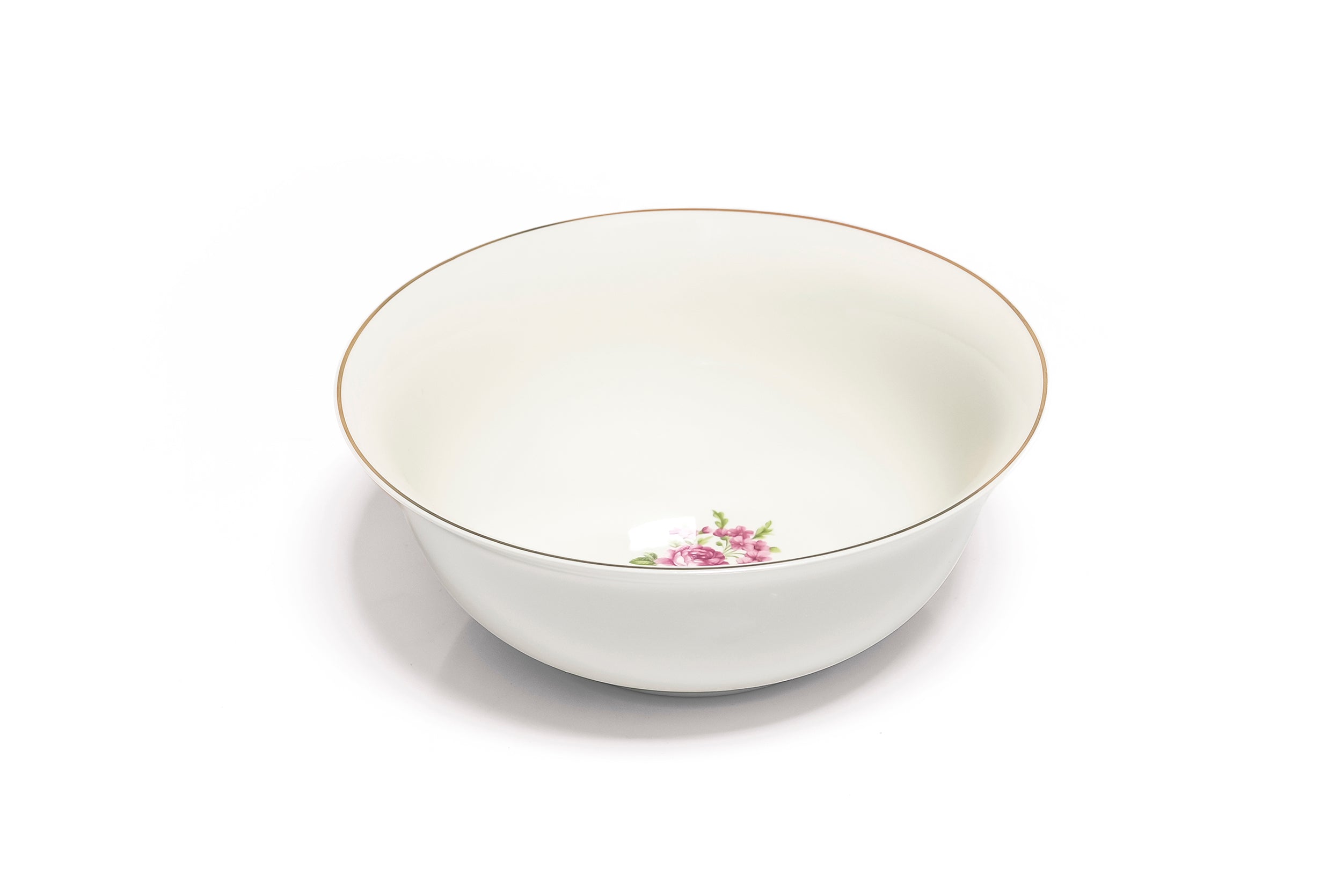Vintage Rose 26-Piece Bone China Dinner Set – Elegant Floral Design with Gold Rim (SD-265) - GLARA HOME