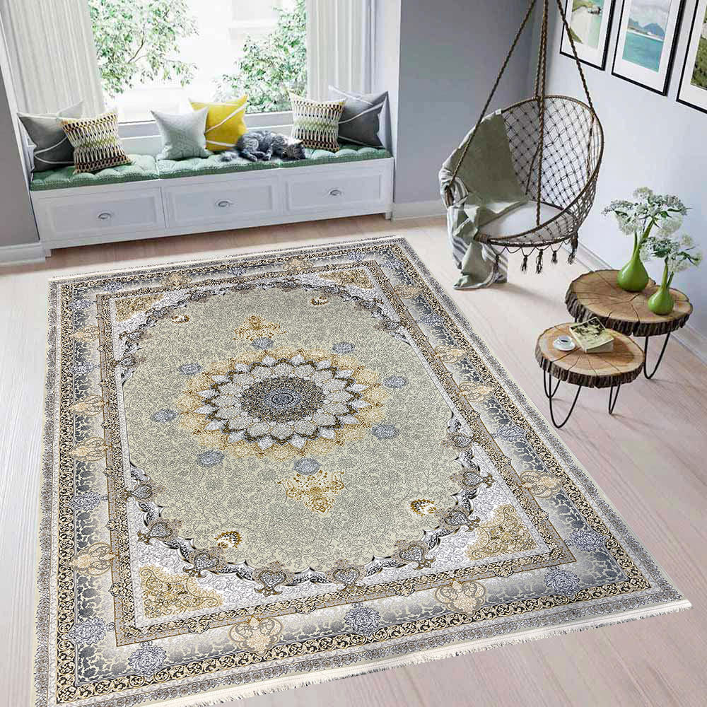 Rozhan 1200 Reed Persian Rug - GLARA HOME