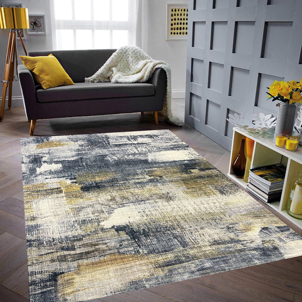 G2613-5 Abstract Rug - GLARA HOME