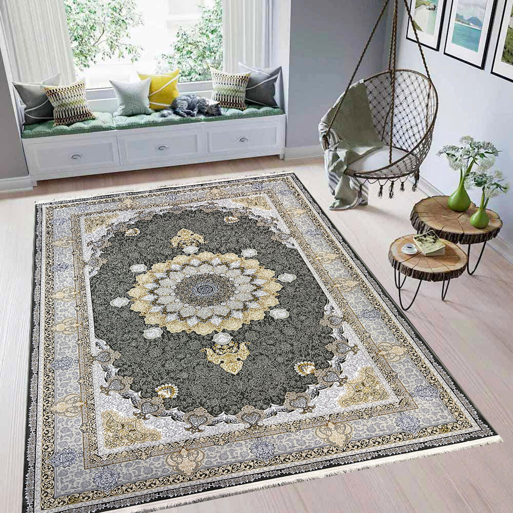 Rozhan 1200 Reed Persian Rug - GLARA HOME