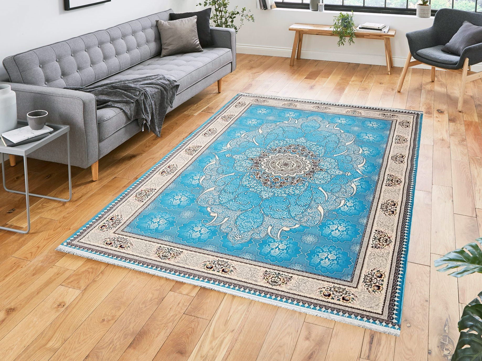Chakavak 700 Reed Persian Rug - GLARA HOME