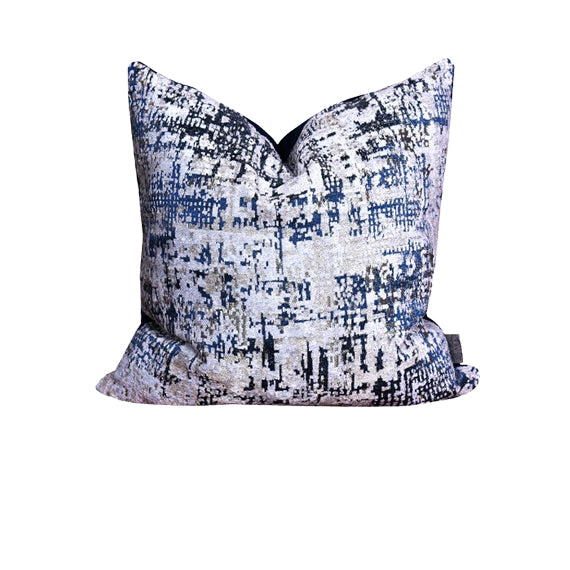 Luxury Patina, velvet throw pillow cover ( Blue Cushion Cover)