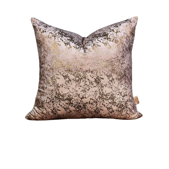 P1008 Luxury Metallic Cream Velvet Throw Pillow Cover ( Cushion Cover) - GLARA HOME