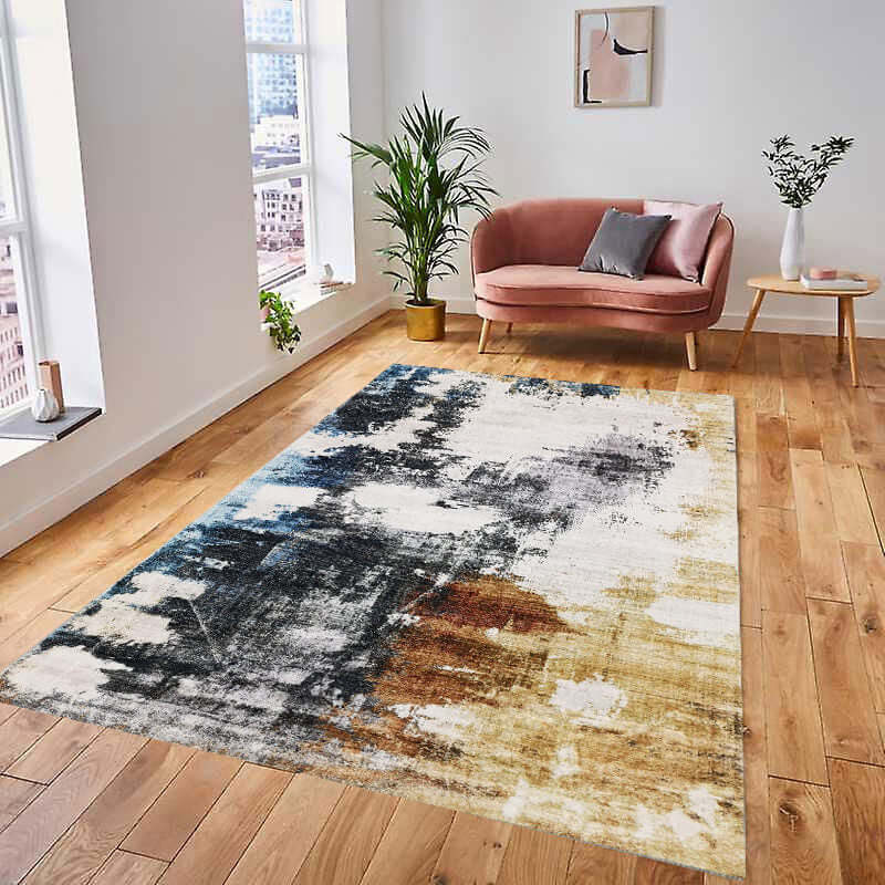G2600-12 Abstract Rug - GLARA HOME