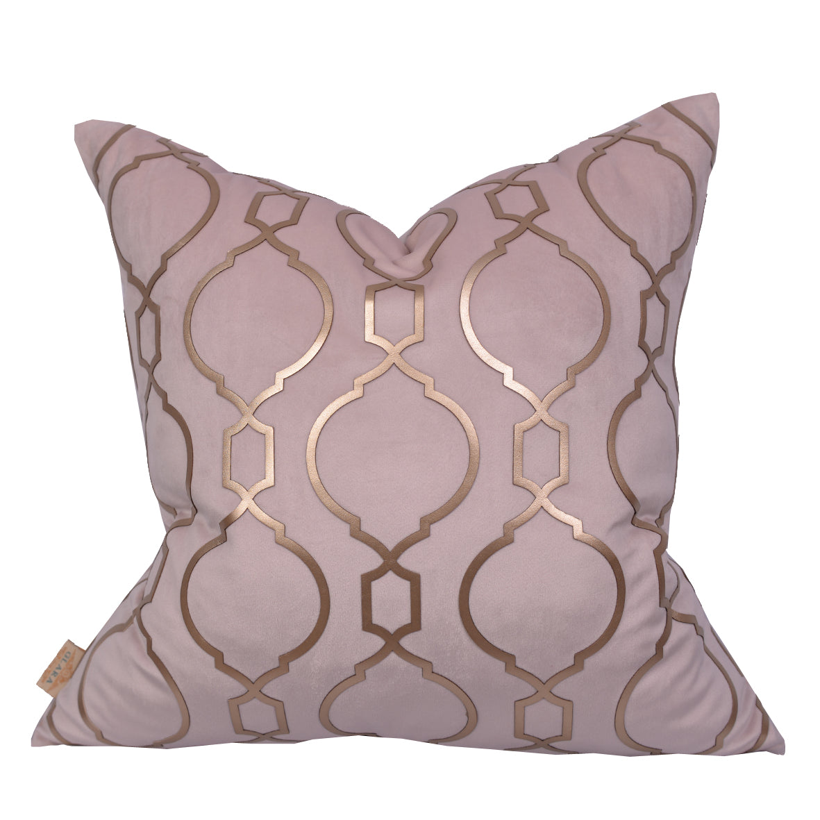 Luxury Velvet Throw Pillow Cover (Cream & Gold Cushion Cover) - GLARA HOME