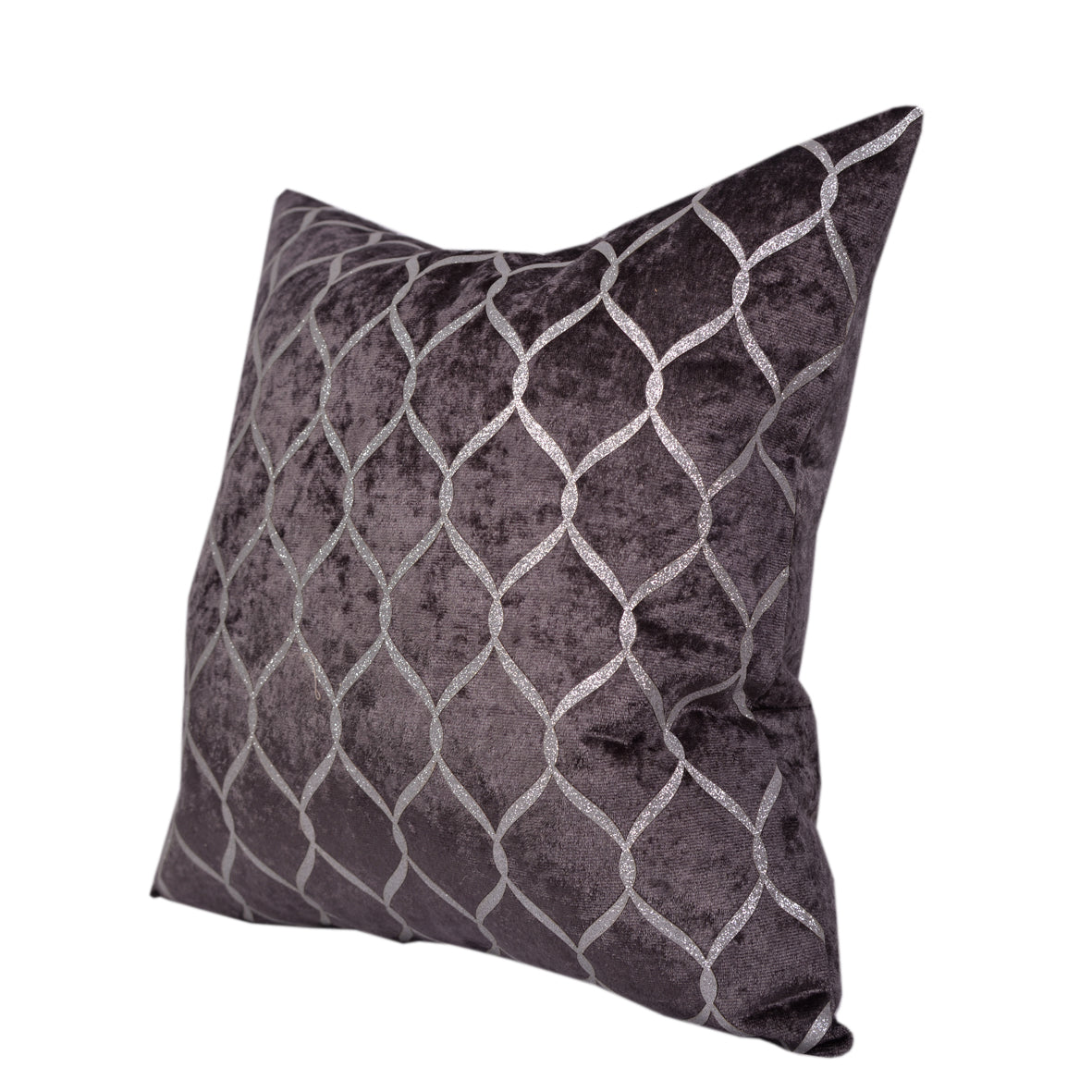 Luxury Velvet Throw Pillow Cover ( Brown Nescafe Cushion Cover) - GLARA HOME