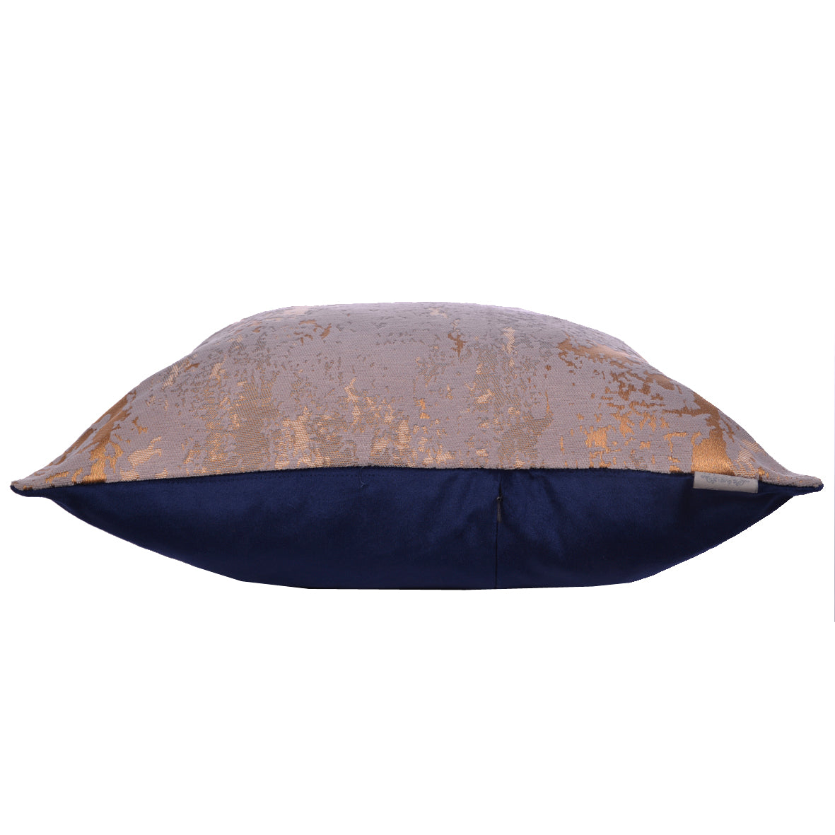 Luxury Velvet Throw Pillow Cover Blue & Gold Cushion Cover) - GLARA HOME