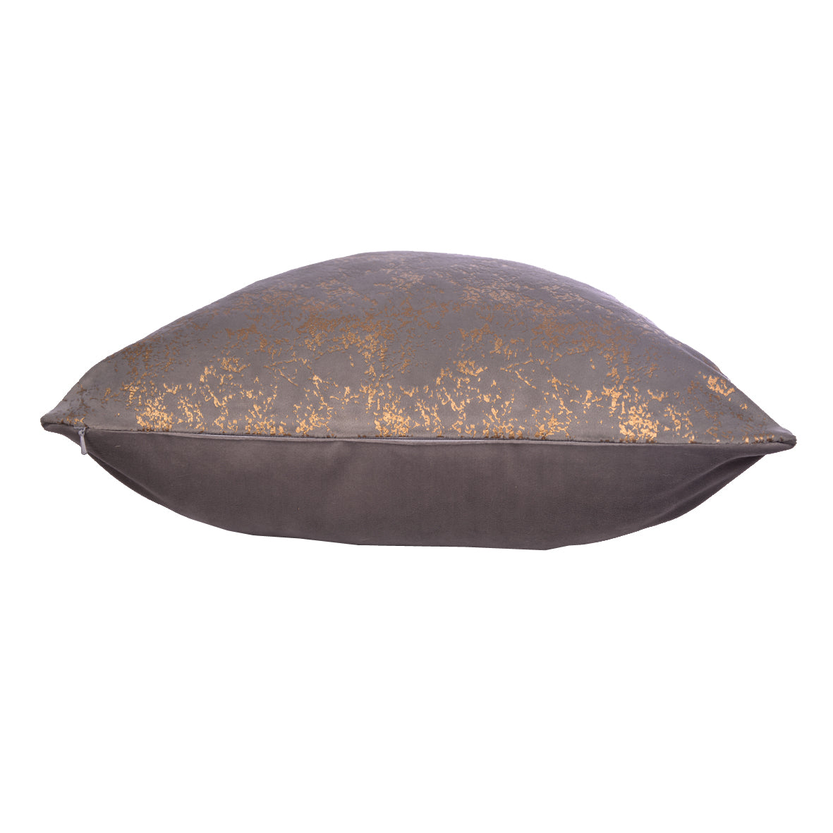 Luxury Velvet Throw Pillow Cover (Grey & Gold Cushion Cover) - GLARA HOME