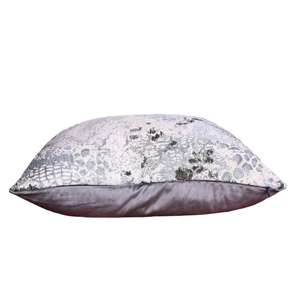 Luxury Patina, Velvet Throw Pillow Cover ( Light Grey Cushion Cover) - GLARA HOME