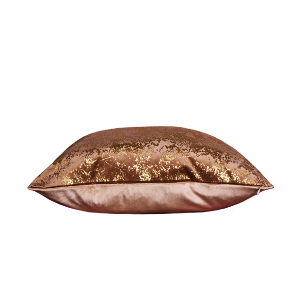 Luxury Metallic Velvet Throw Pillow Cover ( Nescafe Cushion Cover) - GLARA HOME