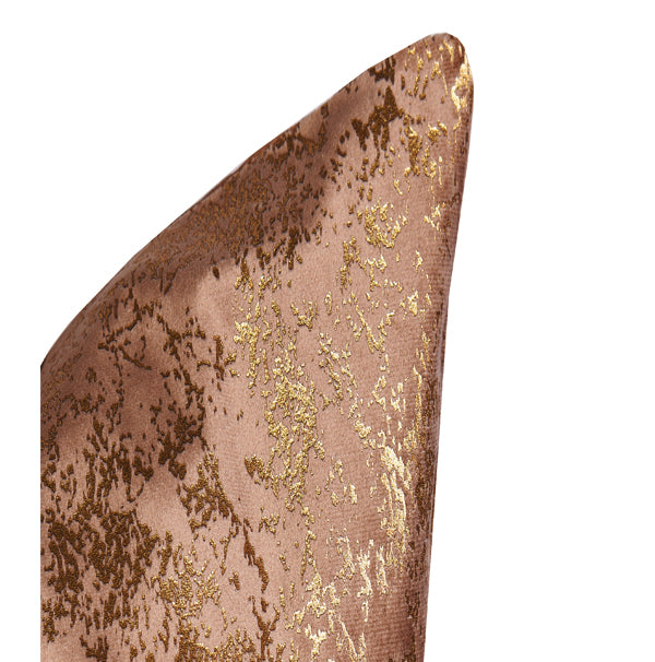 Luxury Metallic Velvet Throw Pillow Cover ( Nescafe Cushion Cover) - GLARA HOME