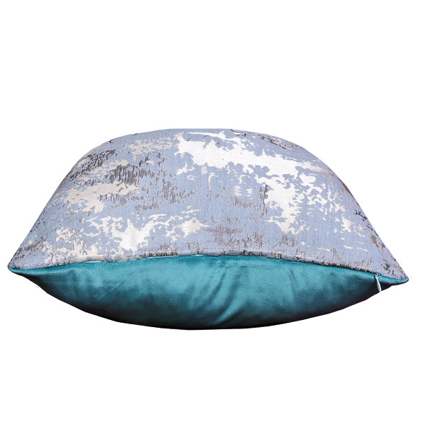 Luxury Patina , Velvet Throw Pillow Cover ( Light Blue Cushion Cover) - GLARA HOME