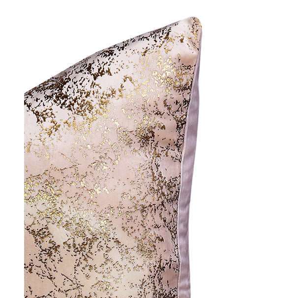 P1008 Luxury Metallic Cream Velvet Throw Pillow Cover ( Cushion Cover) - GLARA HOME