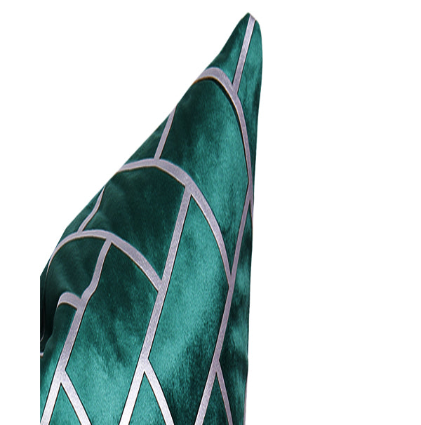 Luxury Velvet Throw Pillow Cover ( Royal Green Cushion Cover) - GLARA HOME