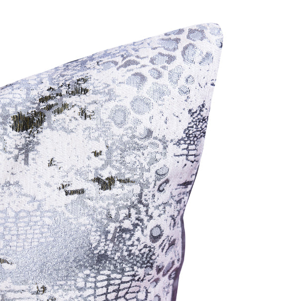 Luxury Patina, Velvet Throw Pillow Cover ( Light Grey Cushion Cover) - GLARA HOME