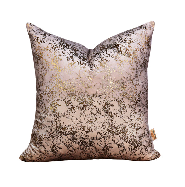 P1008 Luxury Metallic Cream Velvet Throw Pillow Cover ( Cushion Cover) - GLARA HOME