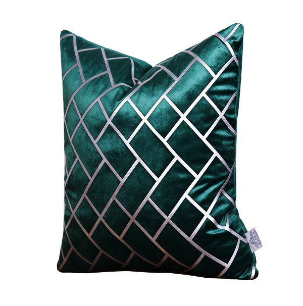 Luxury Velvet Throw Pillow Cover ( Royal Green Cushion Cover) - GLARA HOME